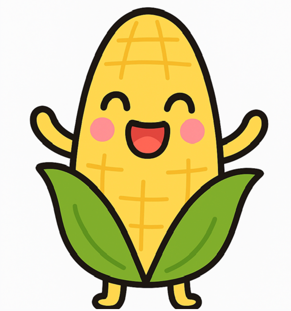 トウモロコシキャラクターイラスト