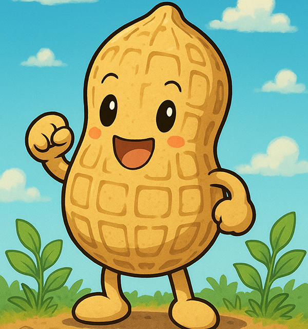 落花生キャラクターイラスト