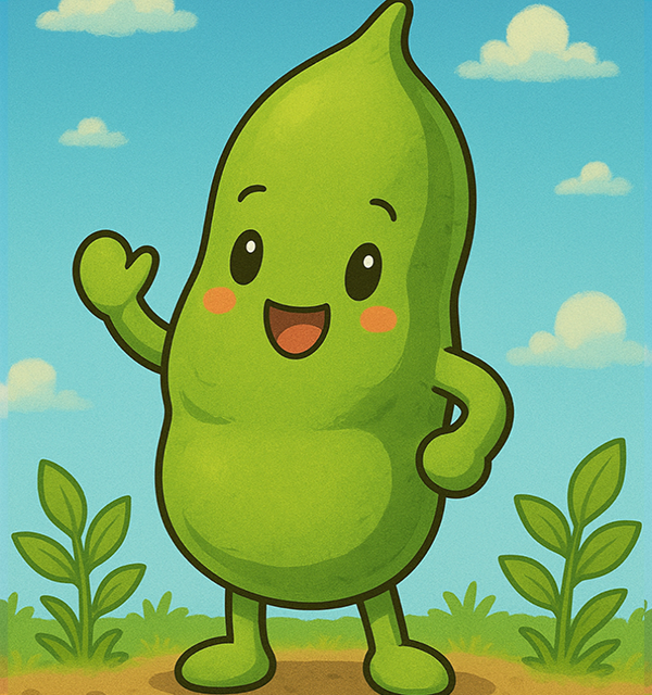 枝豆キャラクターイラスト